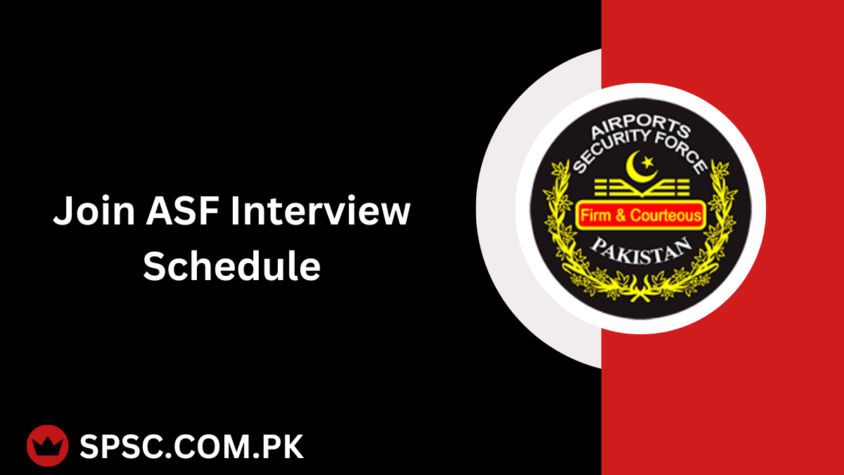 Join ASF Interview Schedule