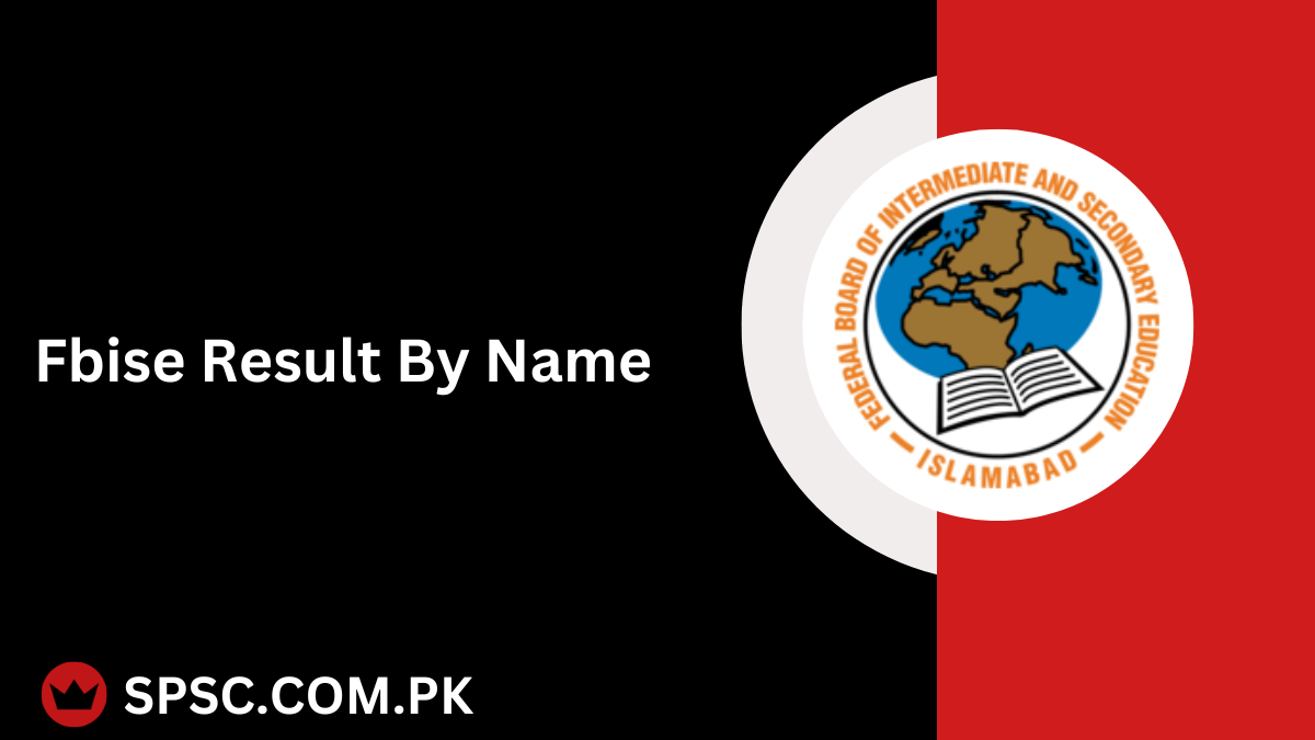 Fbise Result By Name