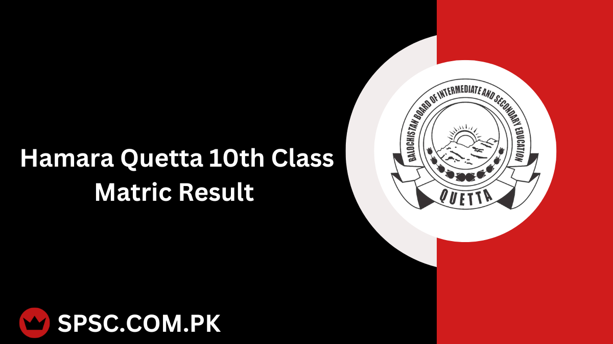 Hamara Quetta 10th Class Matric Result